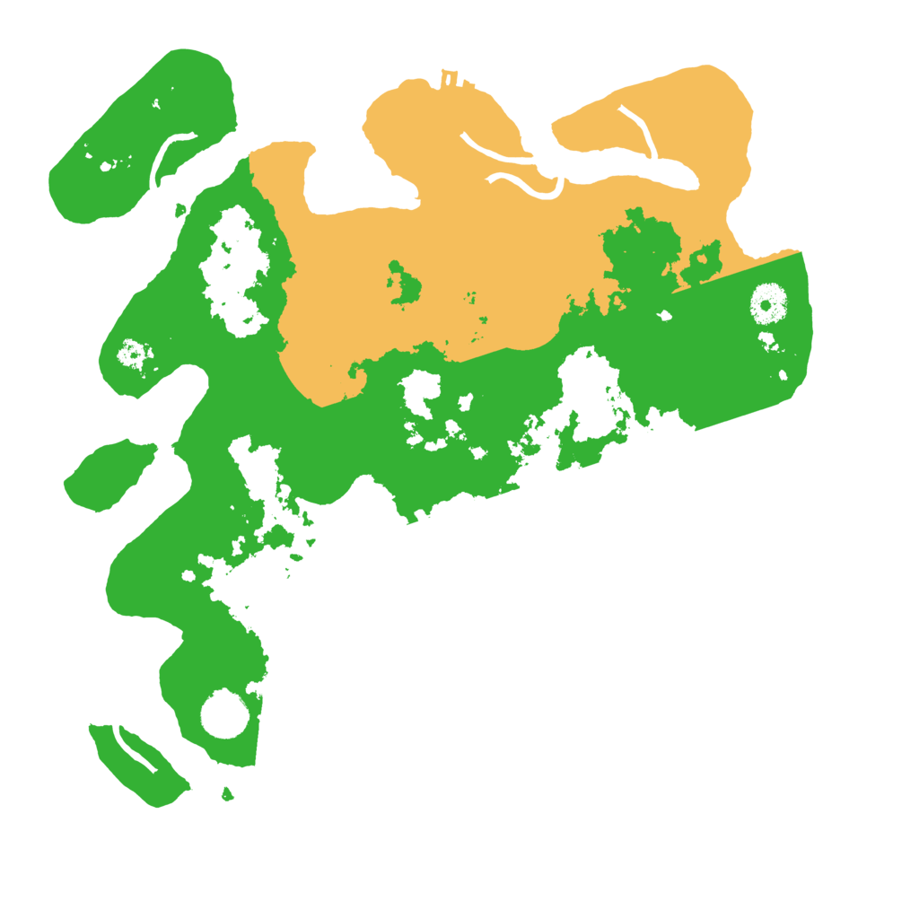 Biome Rust Map: Procedural Map, Size: 3500, Seed: 550608