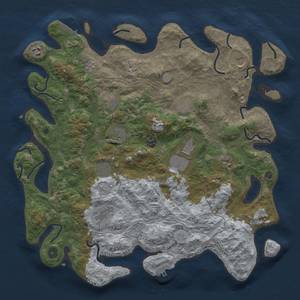 Thumbnail Rust Map: Procedural Map, Size: 4250, Seed: 1187624344, 18 Monuments