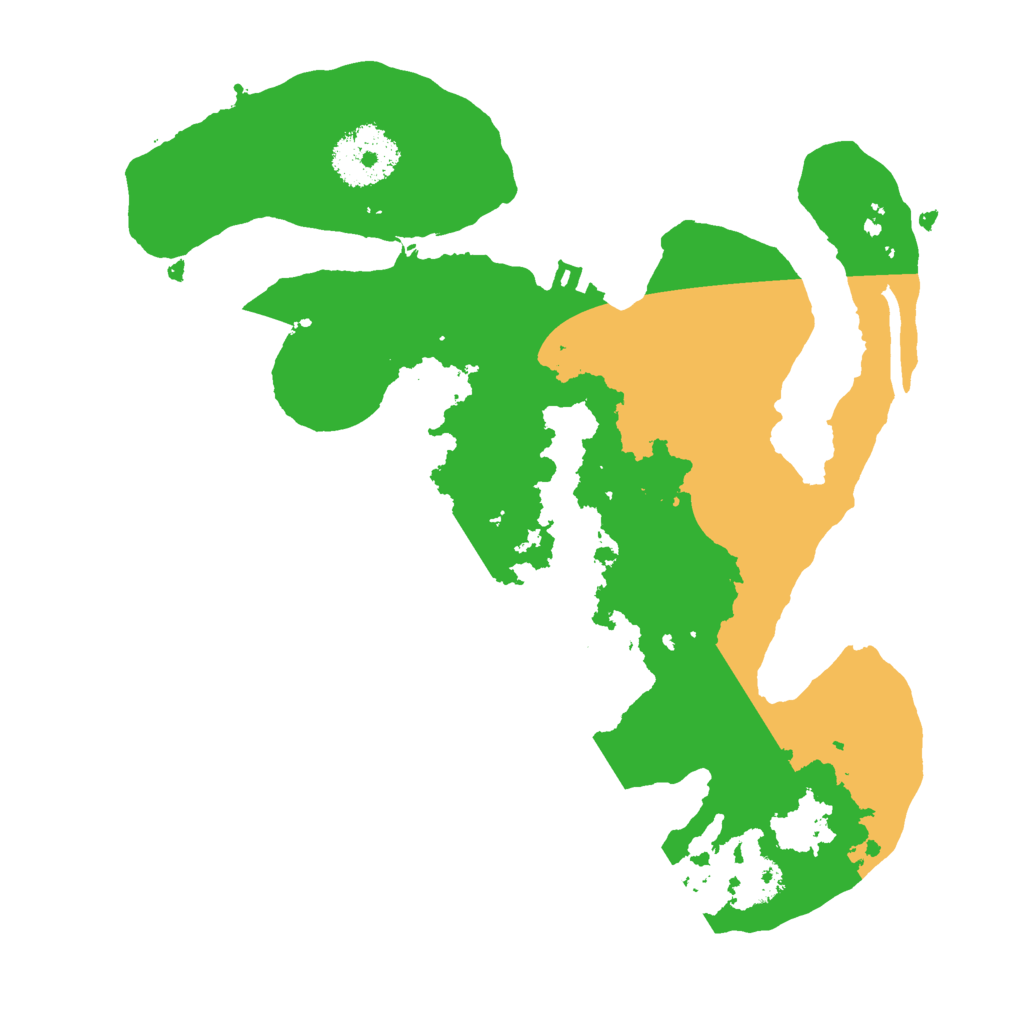 Biome Rust Map: Procedural Map, Size: 2500, Seed: 1752797373