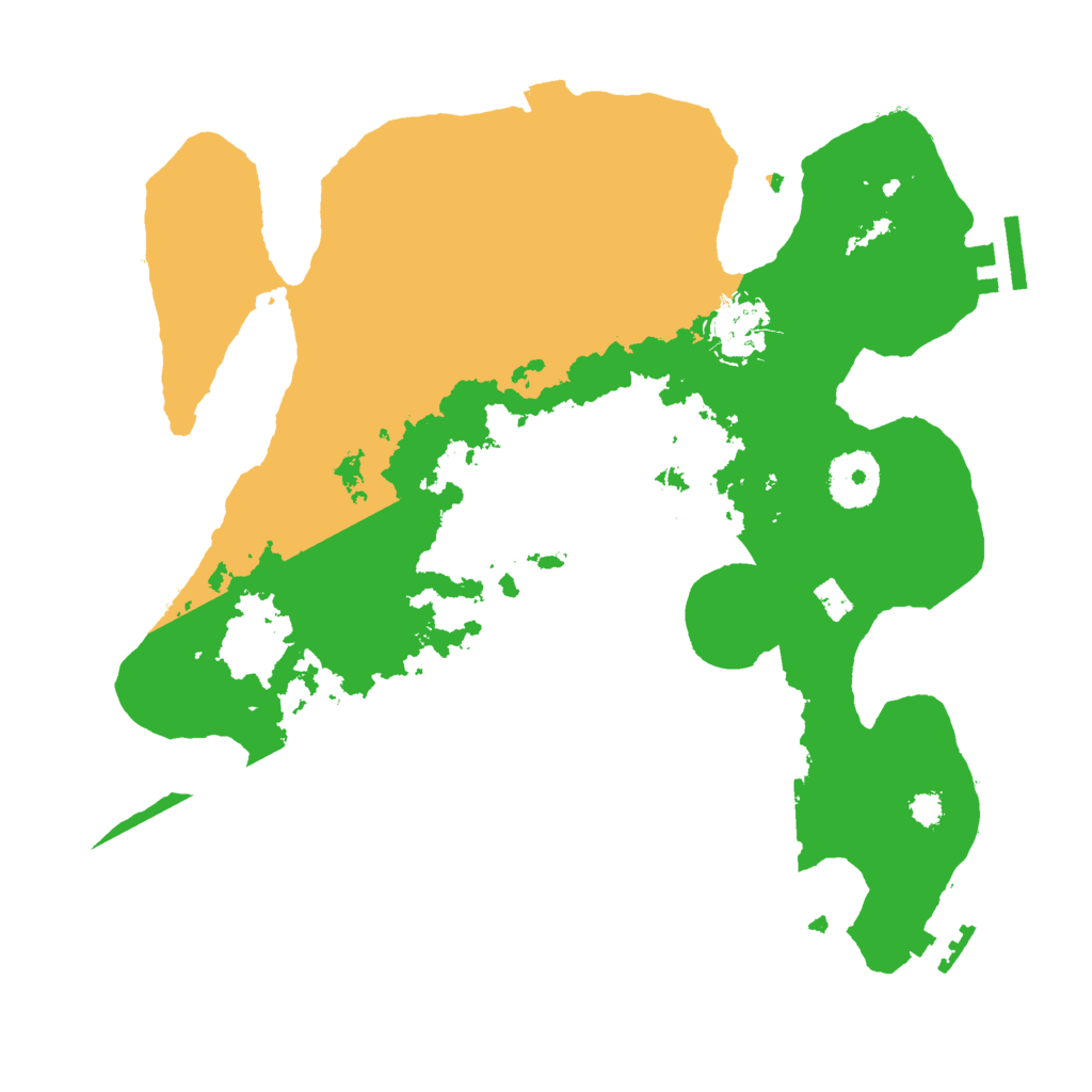 Biome Rust Map: Procedural Map, Size: 3000, Seed: 7243