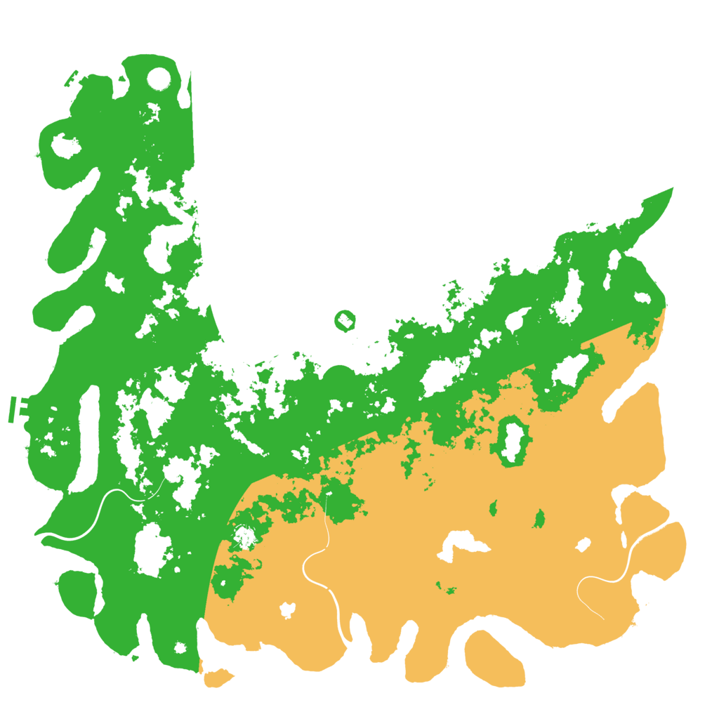 Biome Rust Map: Procedural Map, Size: 5500, Seed: 22729220