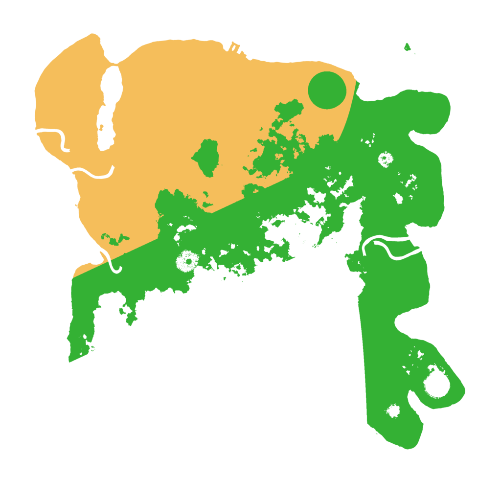 Biome Rust Map: Procedural Map, Size: 3500, Seed: 1909855048