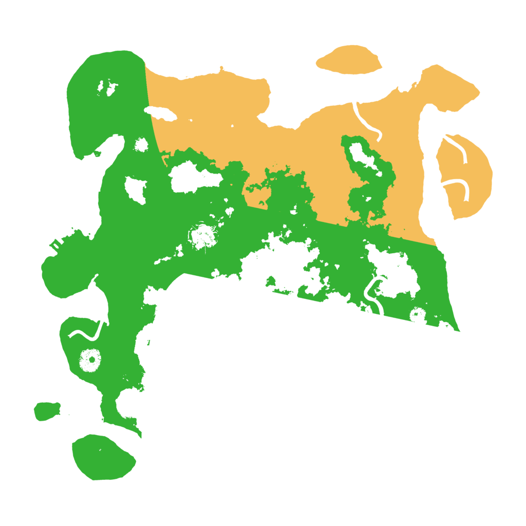 Biome Rust Map: Procedural Map, Size: 3500, Seed: 697345037