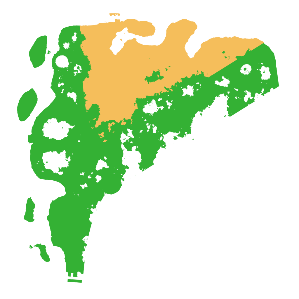 Biome Rust Map: Procedural Map, Size: 4250, Seed: 1039541975