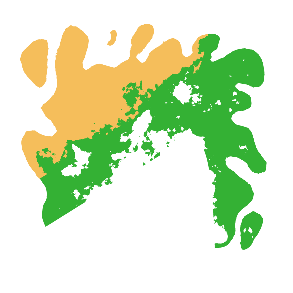 Biome Rust Map: Barren, Size: 3500, Seed: 1111111