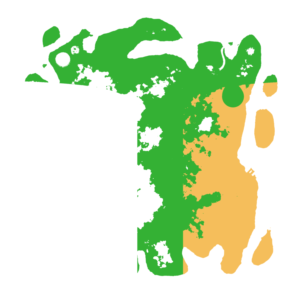 Biome Rust Map: Procedural Map, Size: 3700, Seed: 519657414