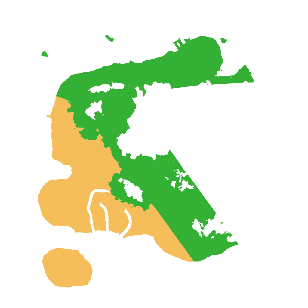 Biome Rust Map: Procedural Map, Size: 2500, Seed: 1510035671