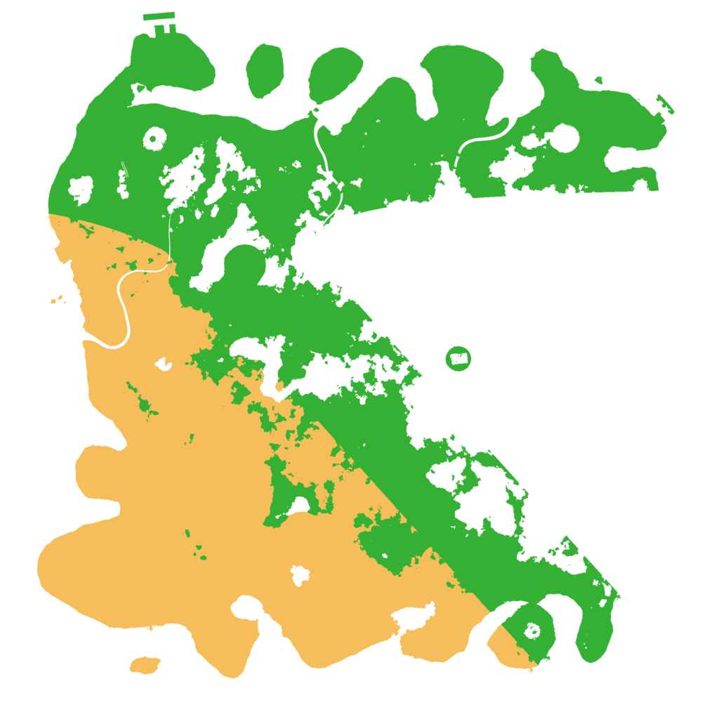 Biome Rust Map: Procedural Map, Size: 4600, Seed: 786505030