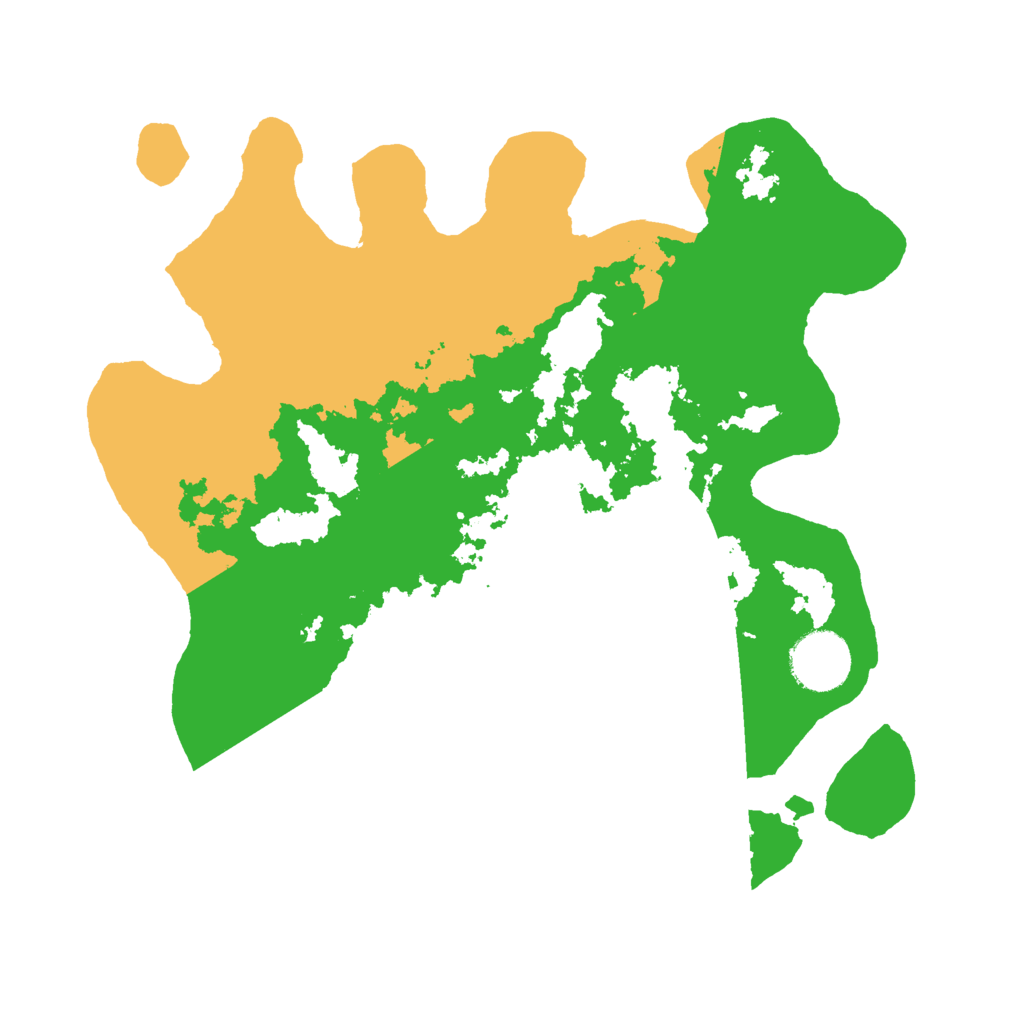 Biome Rust Map: Barren, Size: 3000, Seed: 1111111