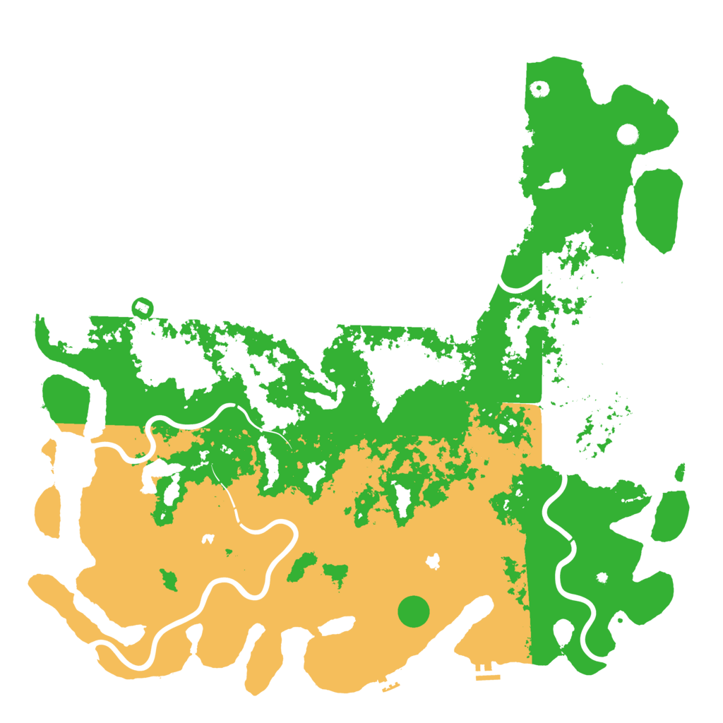 Biome Rust Map: Procedural Map, Size: 6000, Seed: 1525591283