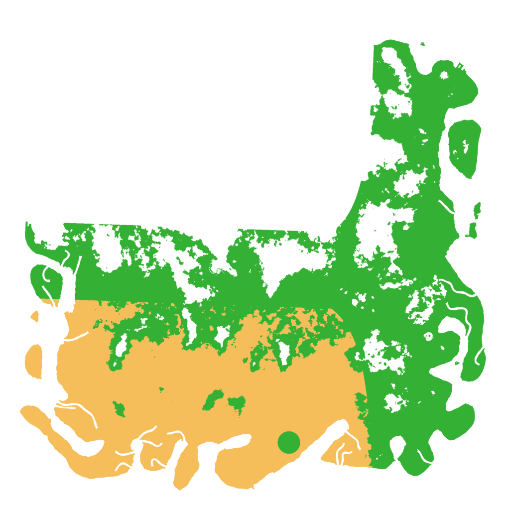 Biome Rust Map: Procedural Map, Size: 6000, Seed: 1525591283