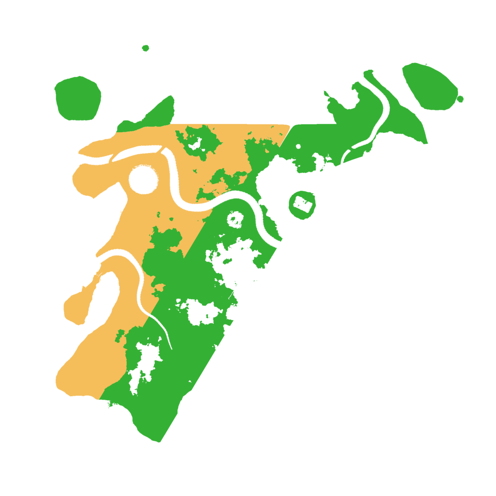 Biome Rust Map: Procedural Map, Size: 3000, Seed: 10758
