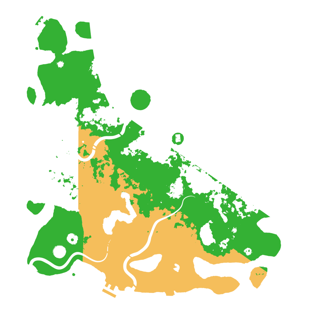 Biome Rust Map: Procedural Map, Size: 4301, Seed: 1238411051
