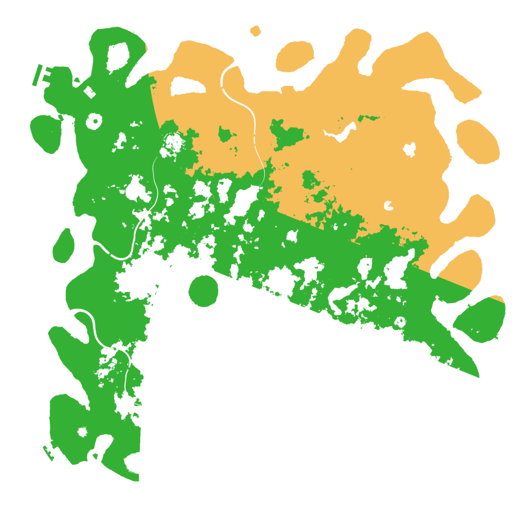 Biome Rust Map: Procedural Map, Size: 4800, Seed: 130416161