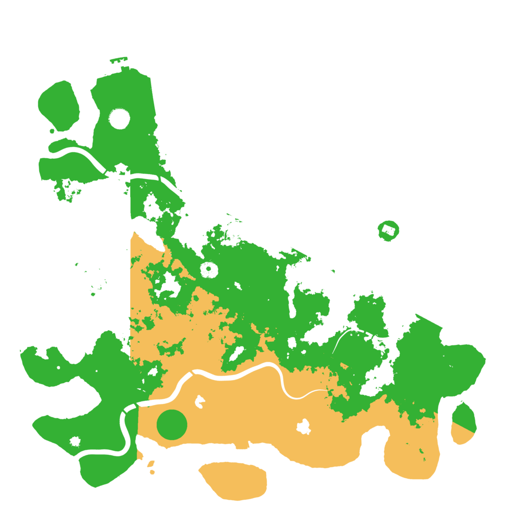 Biome Rust Map: Procedural Map, Size: 4500, Seed: 1172317283