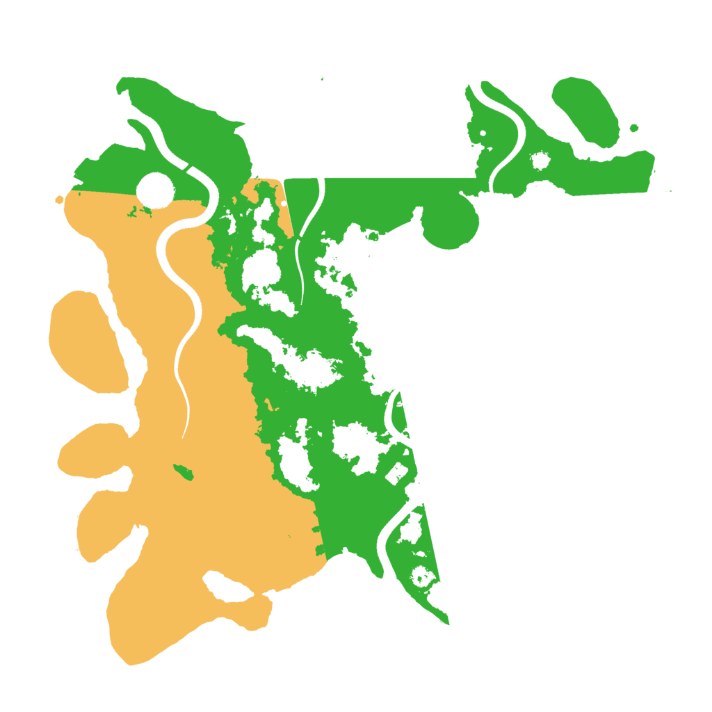 Biome Rust Map: Procedural Map, Size: 3500, Seed: 1393661885