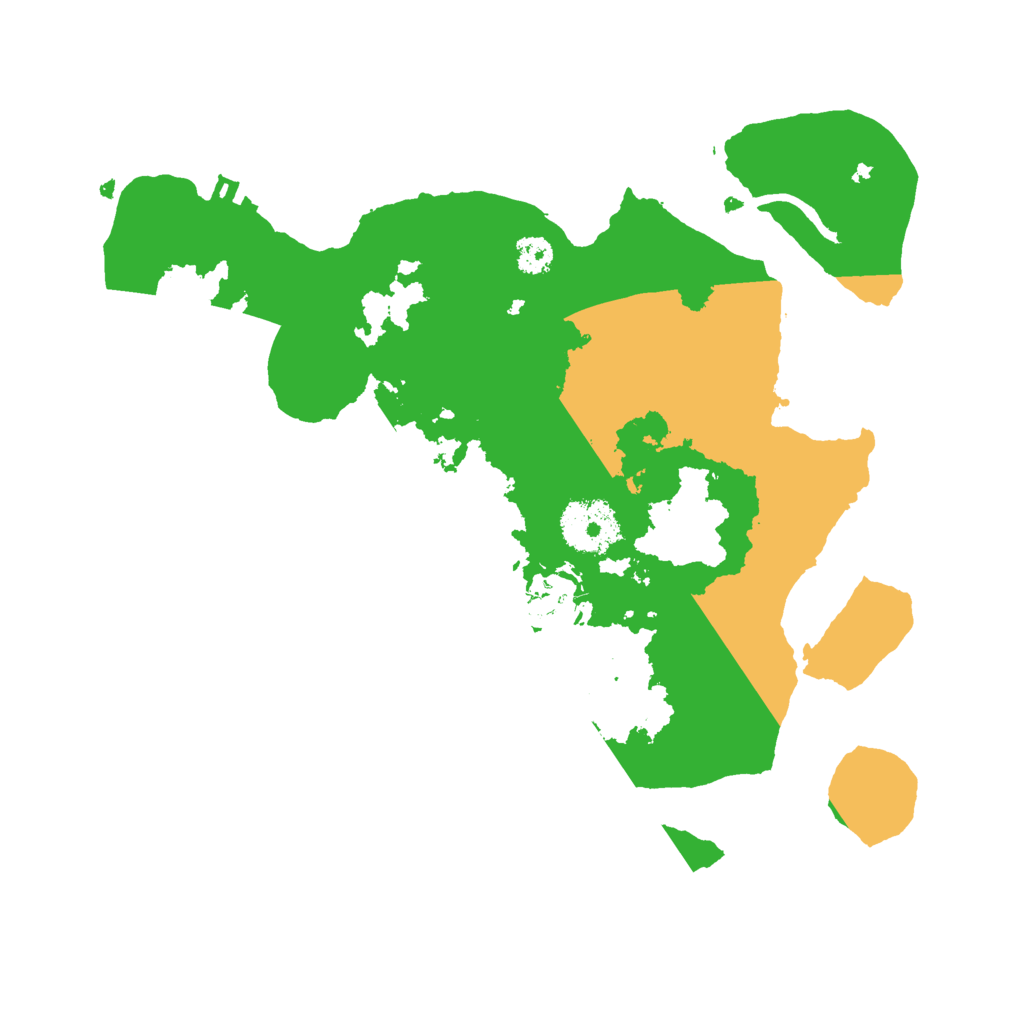 Biome Rust Map: Procedural Map, Size: 2800, Seed: 122280087