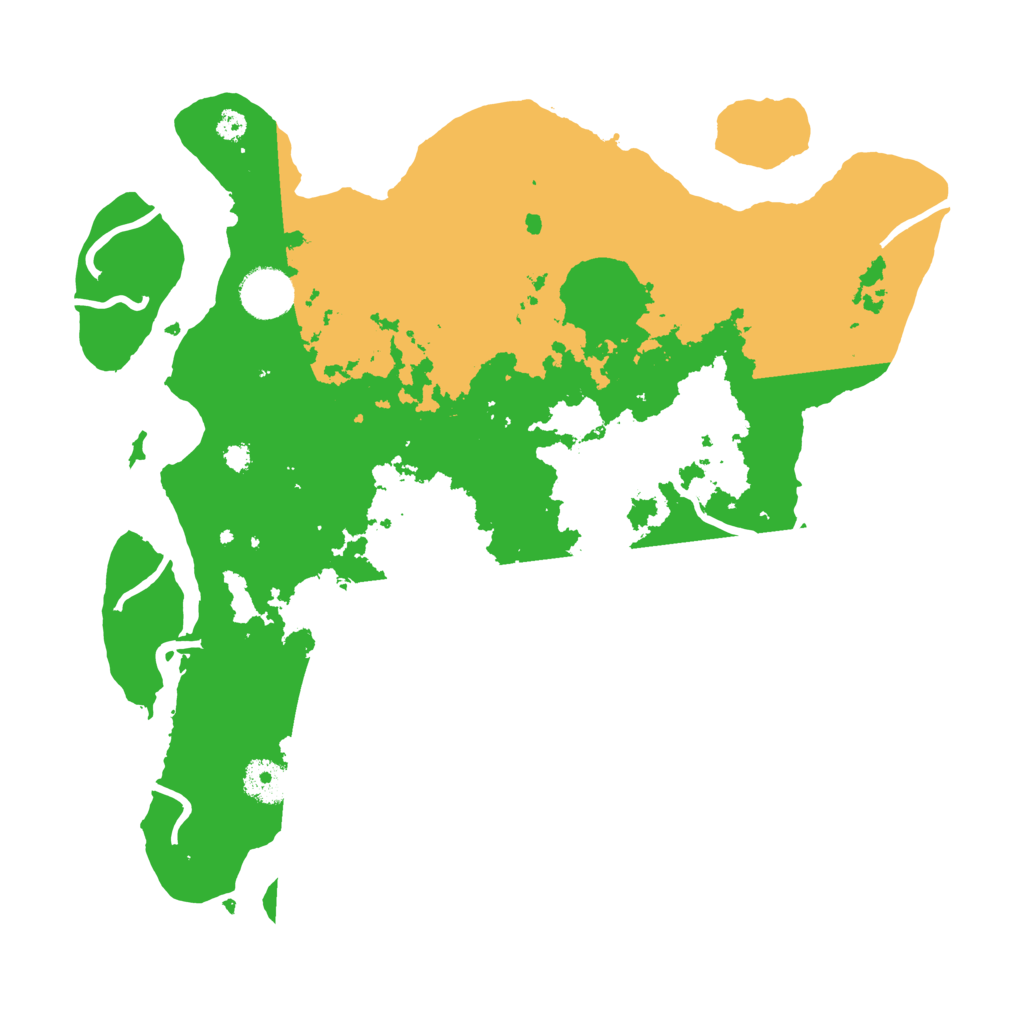 Biome Rust Map: Procedural Map, Size: 3500, Seed: 881222692