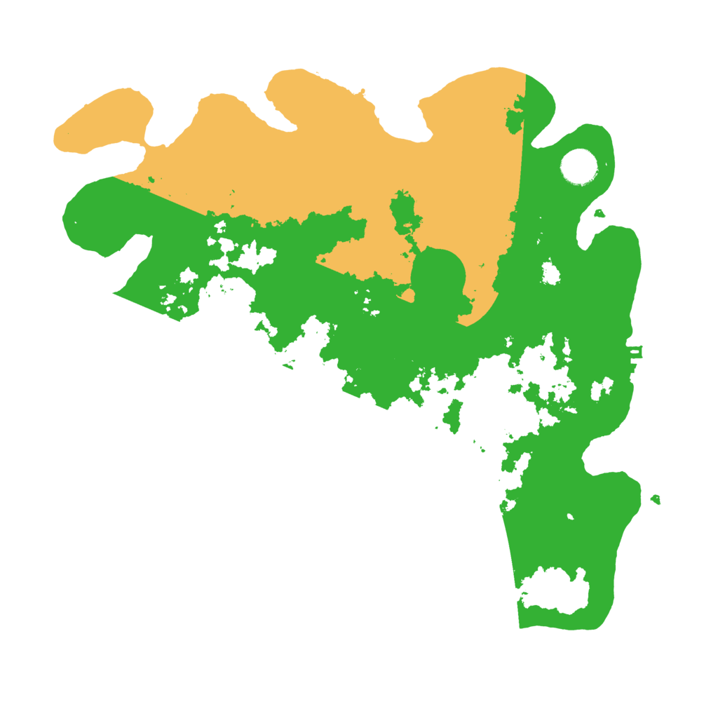 Biome Rust Map: Procedural Map, Size: 3500, Seed: 477252059
