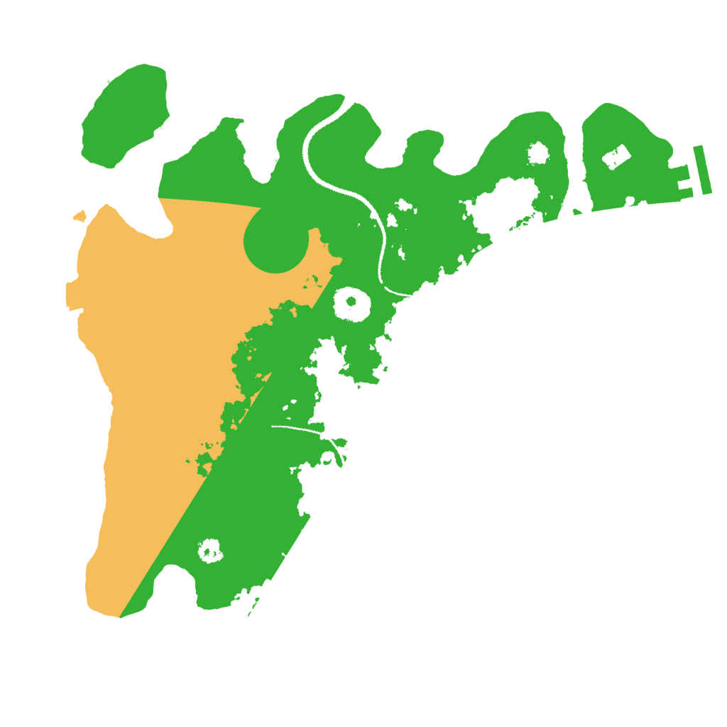 Biome Rust Map: Procedural Map, Size: 3000, Seed: 9393
