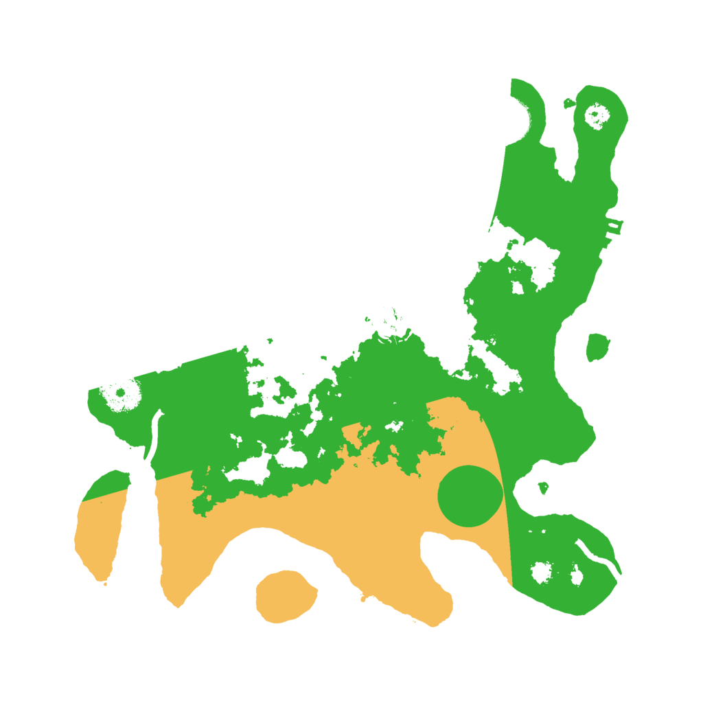 Biome Rust Map: Procedural Map, Size: 3000, Seed: 1046