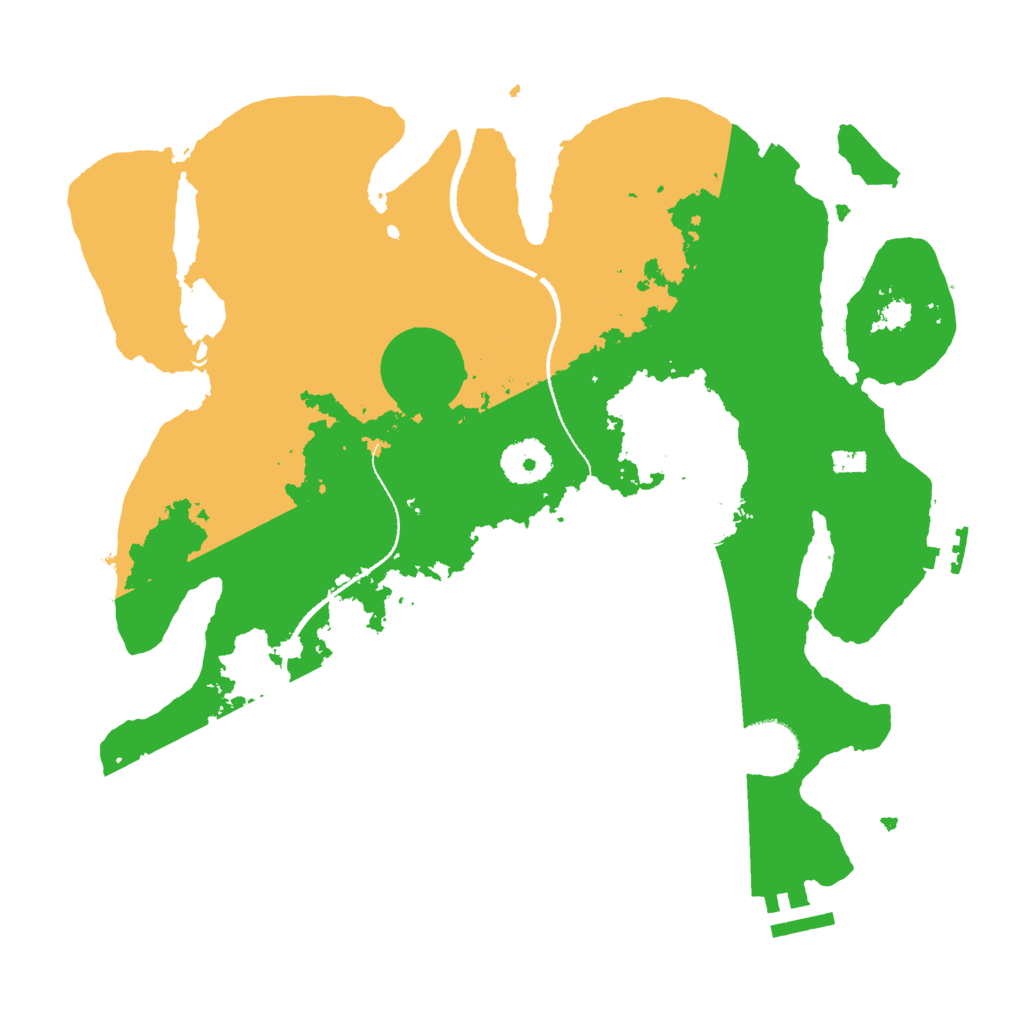 Biome Rust Map: Procedural Map, Size: 3250, Seed: 175343609