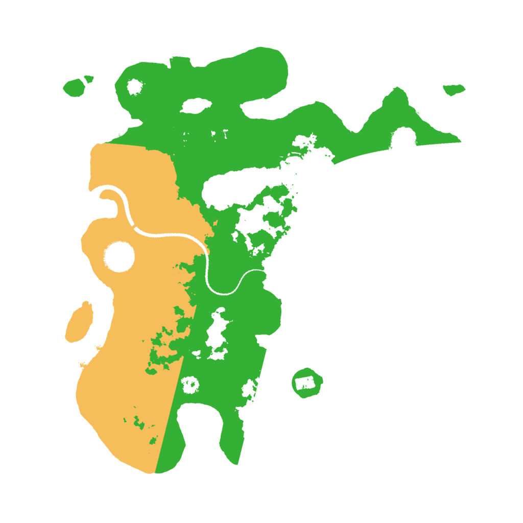 Biome Rust Map: Procedural Map, Size: 3000, Seed: 41986