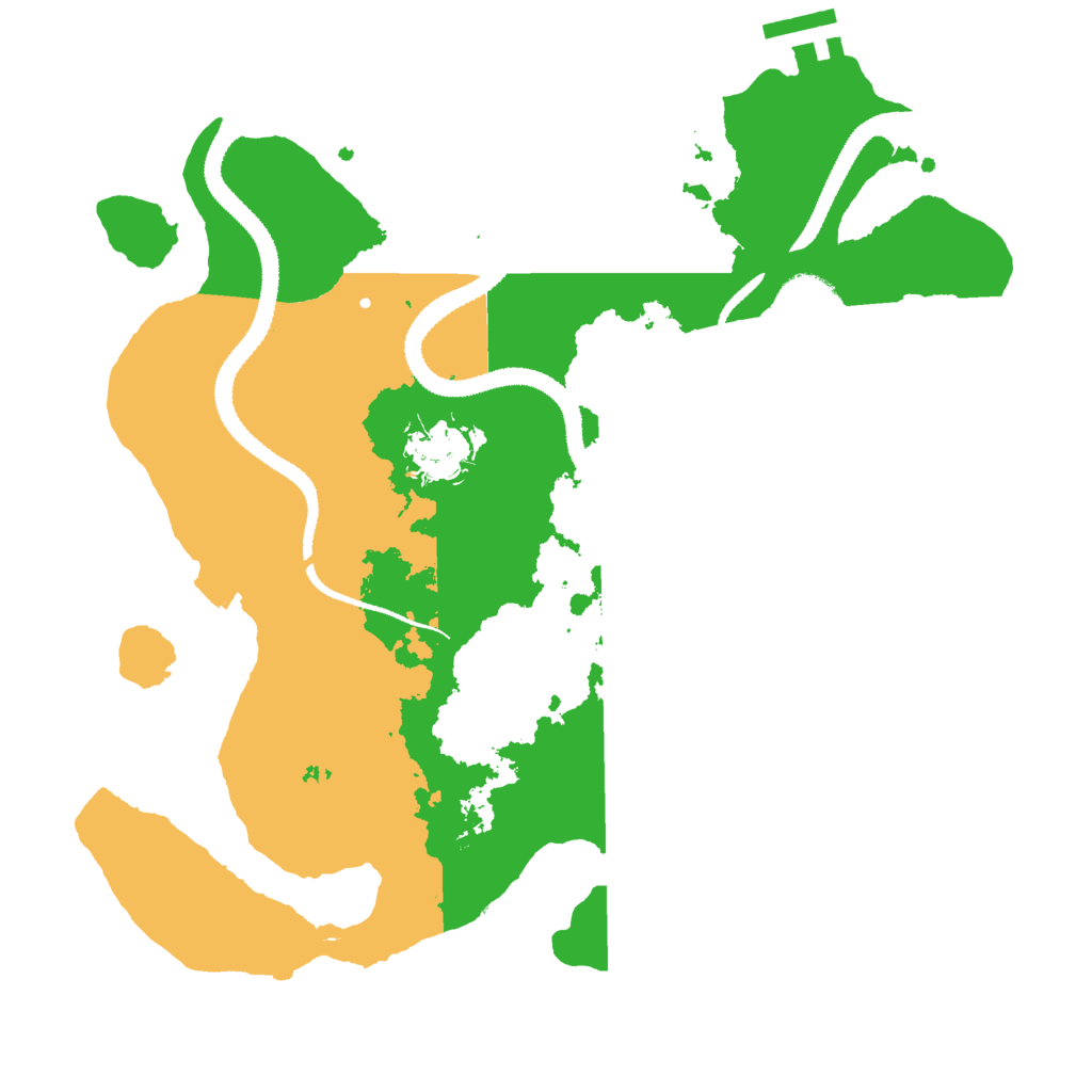 Biome Rust Map: Procedural Map, Size: 3000, Seed: 98131