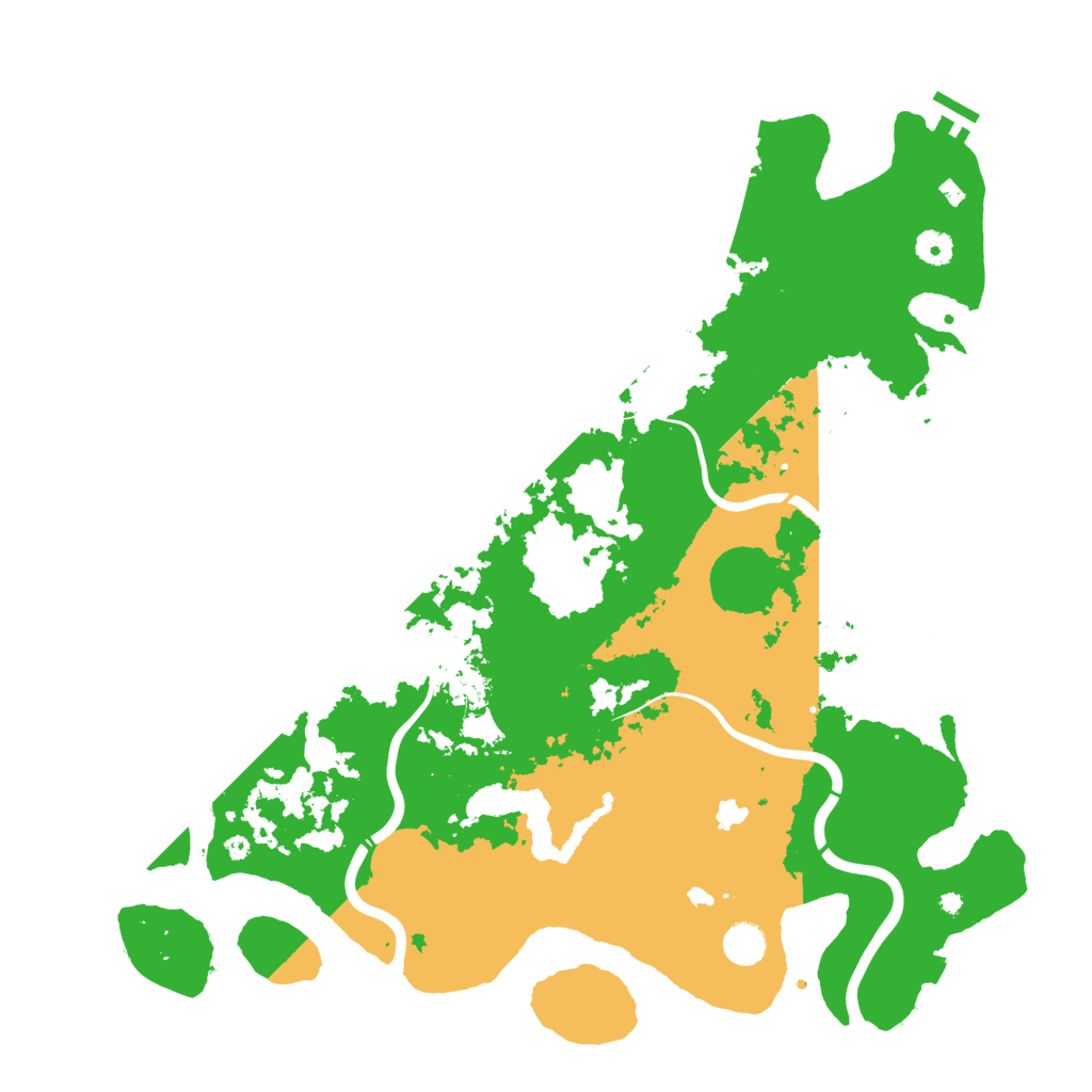 Biome Rust Map: Procedural Map, Size: 4500, Seed: 836682001