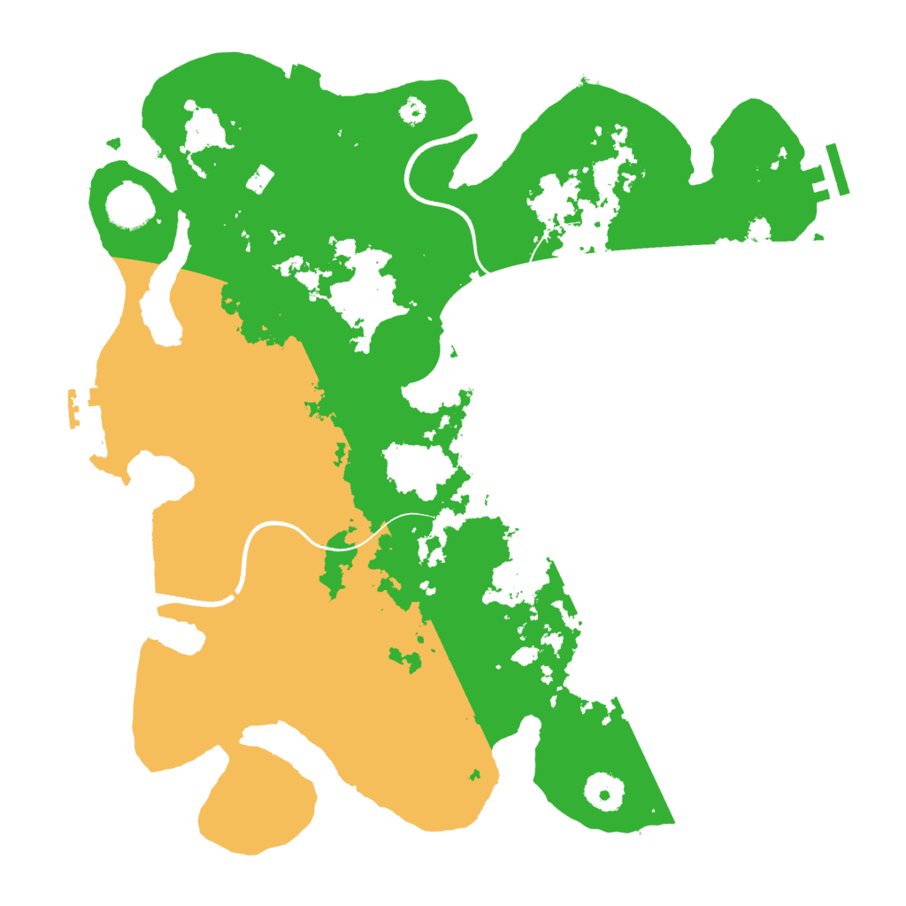 Biome Rust Map: Procedural Map, Size: 3500, Seed: 1332522773