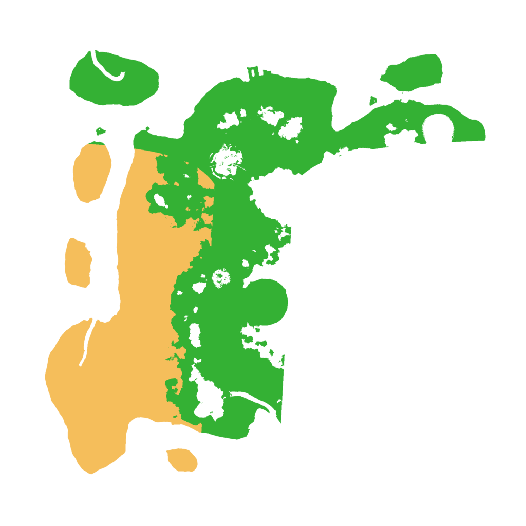 Biome Rust Map: Procedural Map, Size: 3000, Seed: 6086