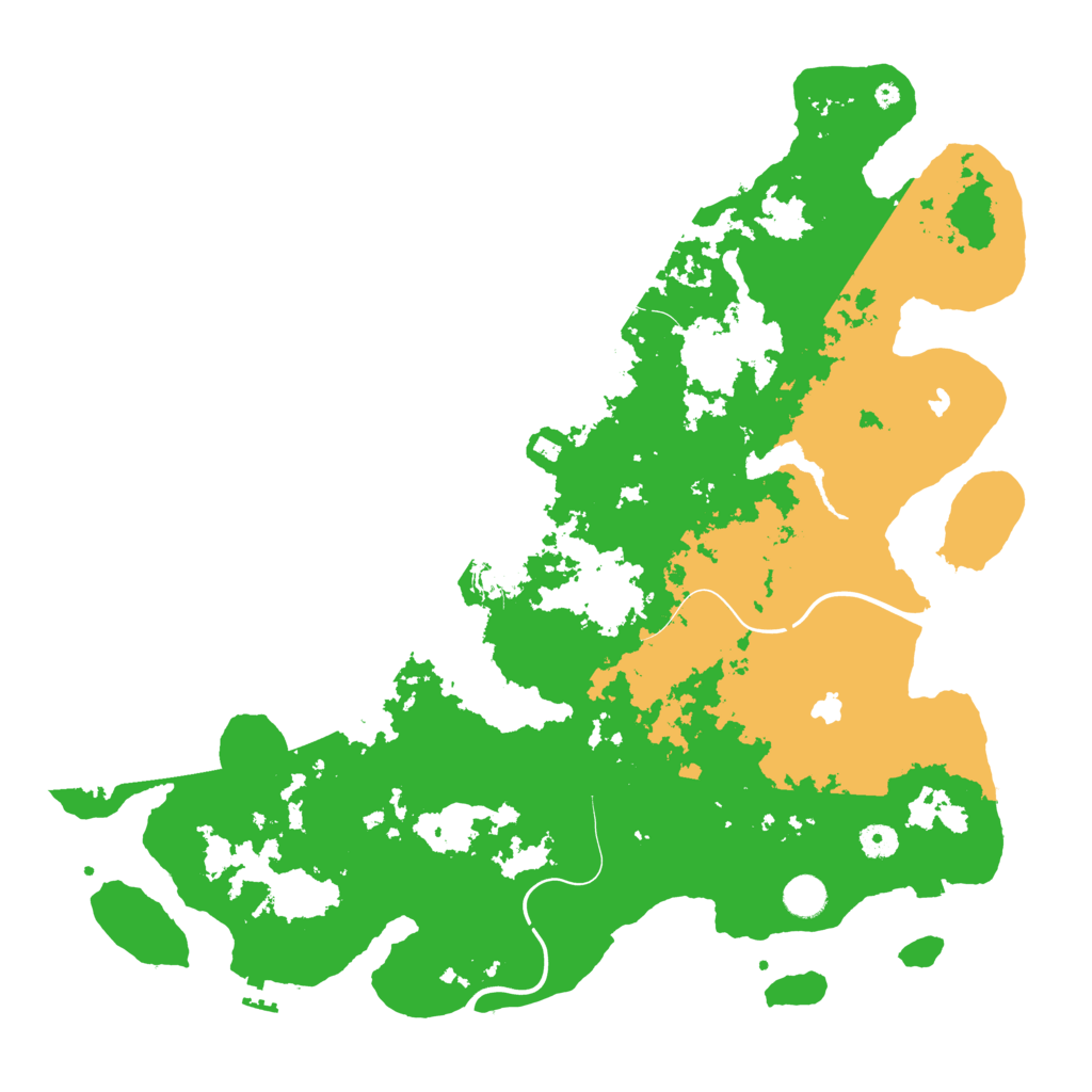 Biome Rust Map: Procedural Map, Size: 4500, Seed: 1180124875