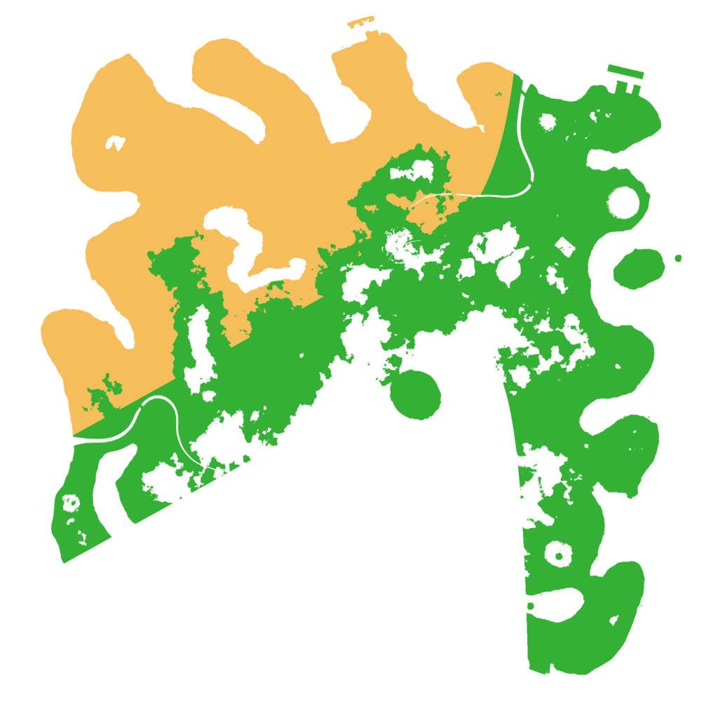 Biome Rust Map: Procedural Map, Size: 4000, Seed: 1303762806