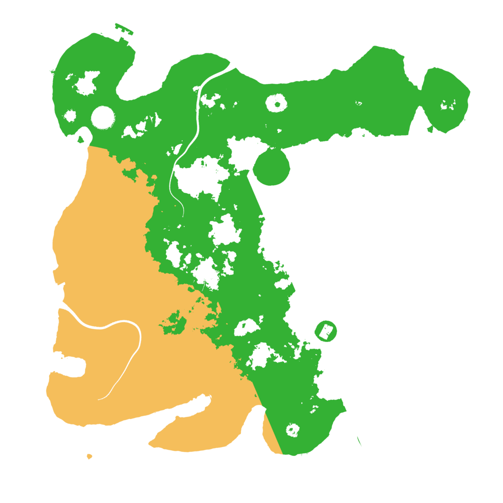 Biome Rust Map: Procedural Map, Size: 3800, Seed: 913211