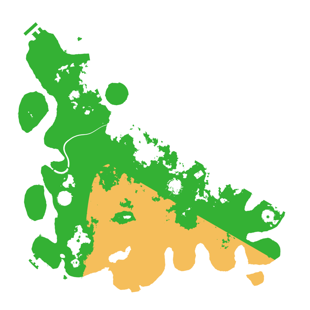 Biome Rust Map: Procedural Map, Size: 3800, Seed: 235003