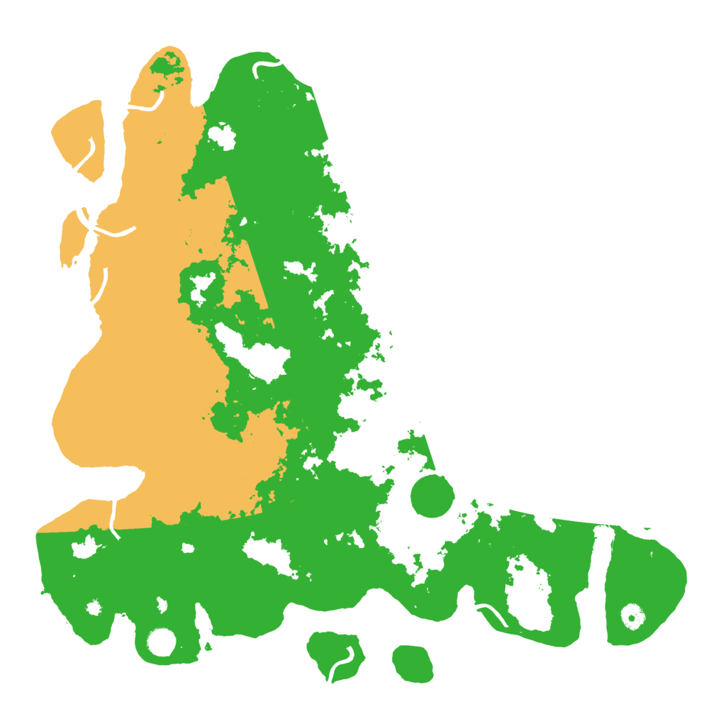 Biome Rust Map: Procedural Map, Size: 4500, Seed: 1866797075