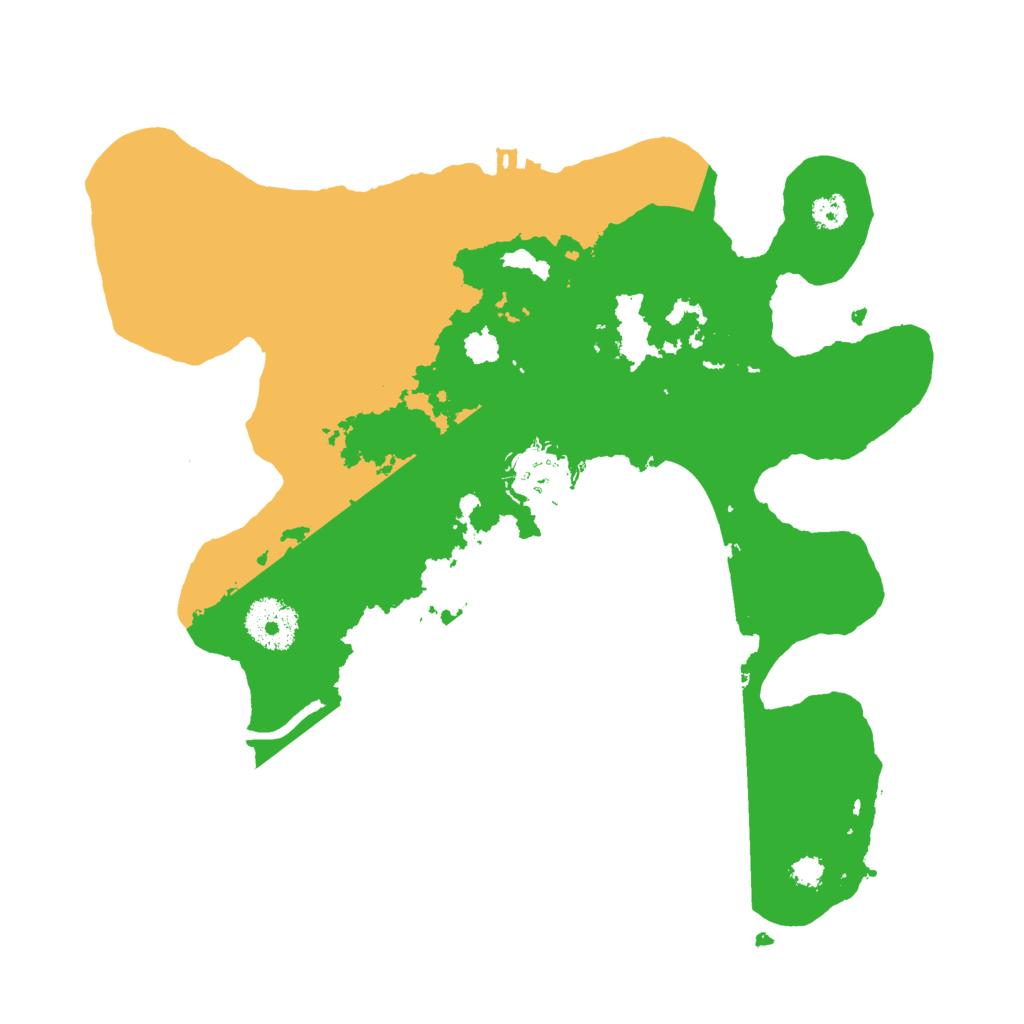 Biome Rust Map: Procedural Map, Size: 3000, Seed: 18383