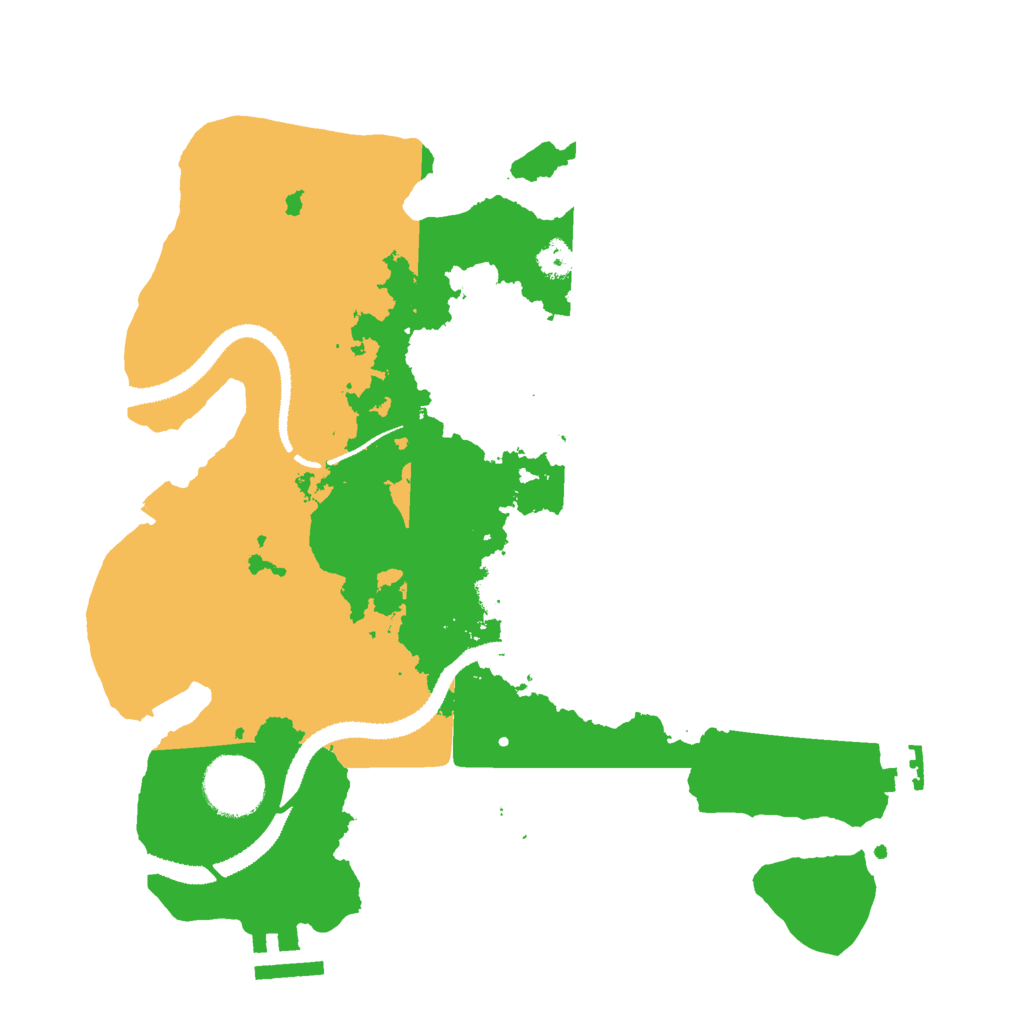 Biome Rust Map: Procedural Map, Size: 3000, Seed: 444144