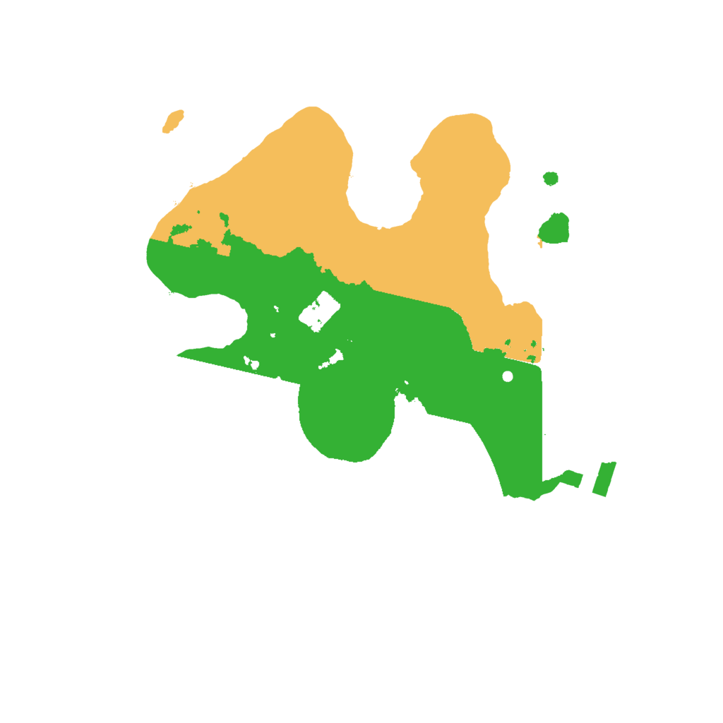 Biome Rust Map: Procedural Map, Size: 2000, Seed: 25901