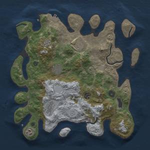 Thumbnail Rust Map: Procedural Map, Size: 3400, Seed: 8675309, 12 Monuments