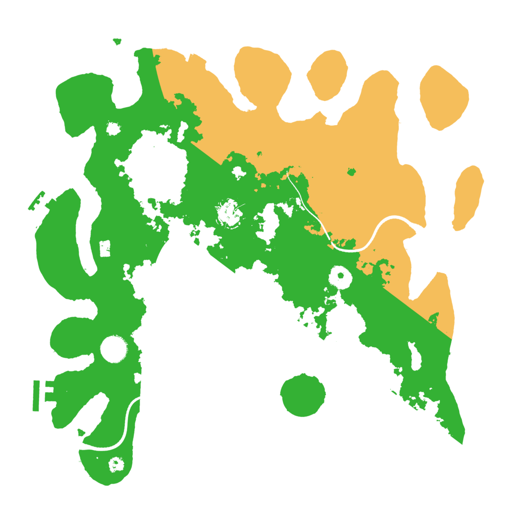 Biome Rust Map: Procedural Map, Size: 3400, Seed: 8675309
