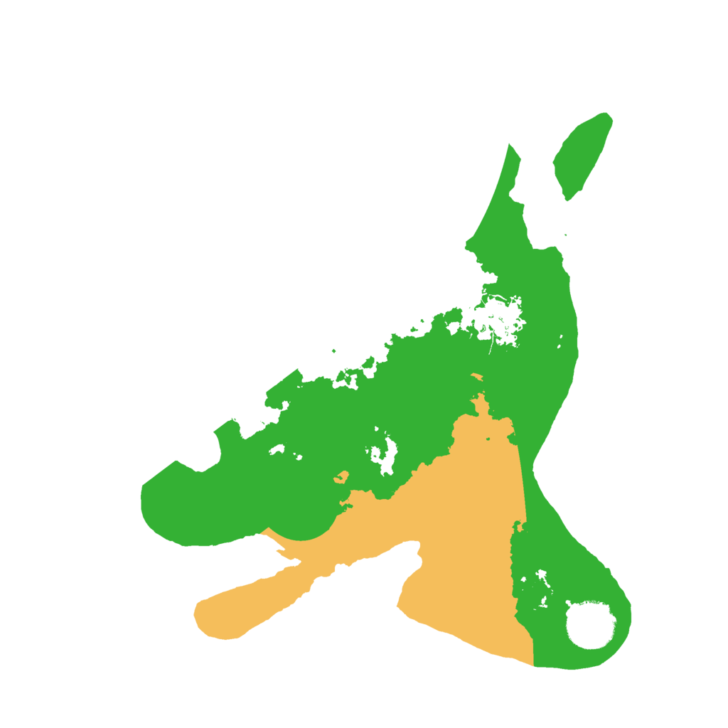 Biome Rust Map: Barren, Size: 2700, Seed: 244234