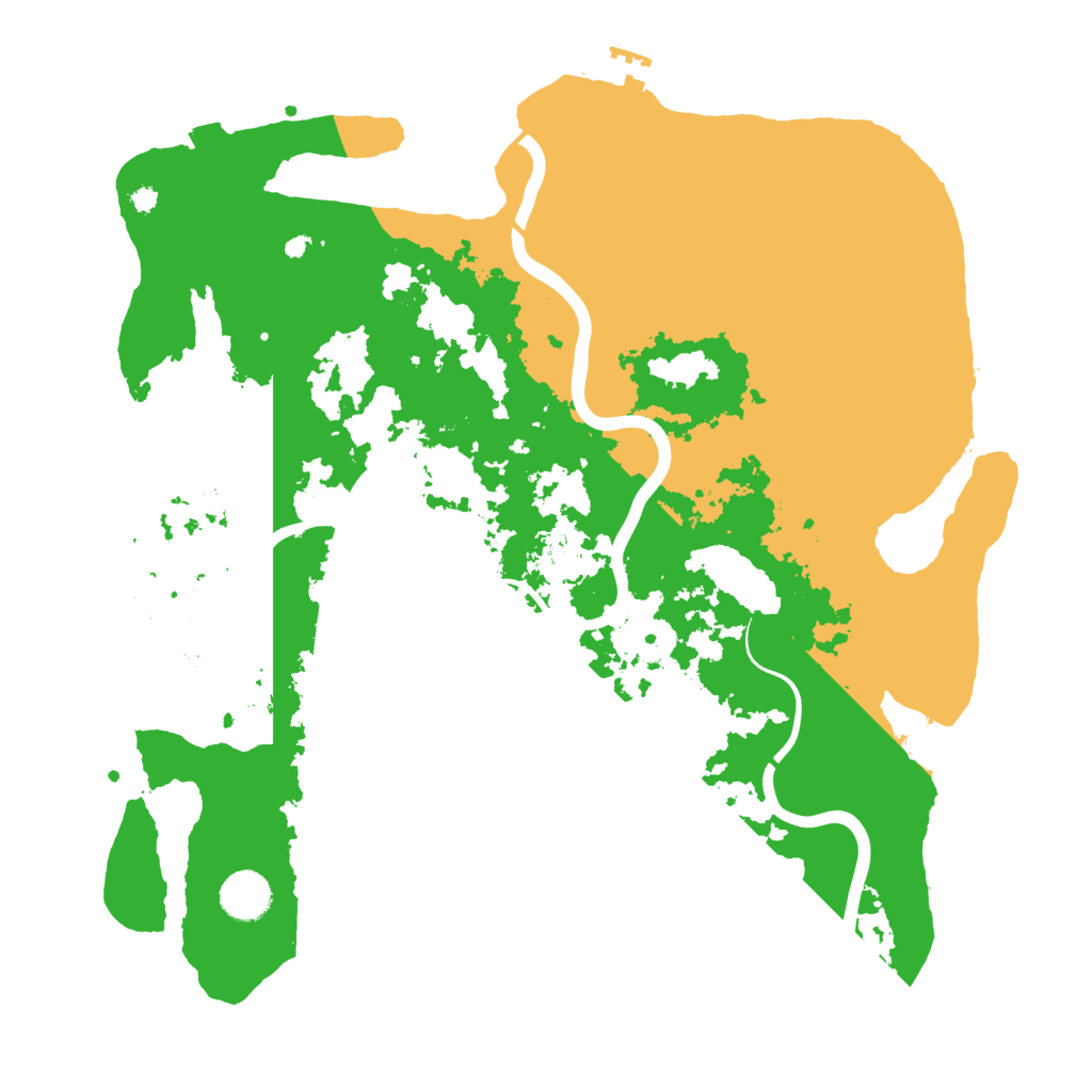 Biome Rust Map: Procedural Map, Size: 3800, Seed: 358735