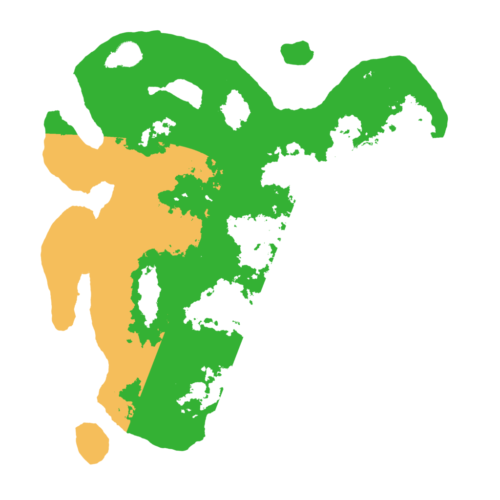 Biome Rust Map: Barren, Size: 3500, Seed: 24155974