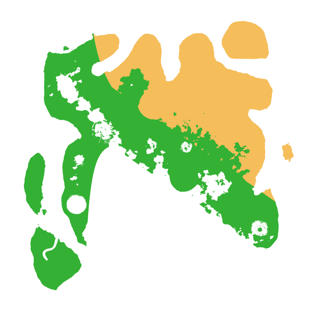 Biome Rust Map: Procedural Map, Size: 3000, Seed: 3130