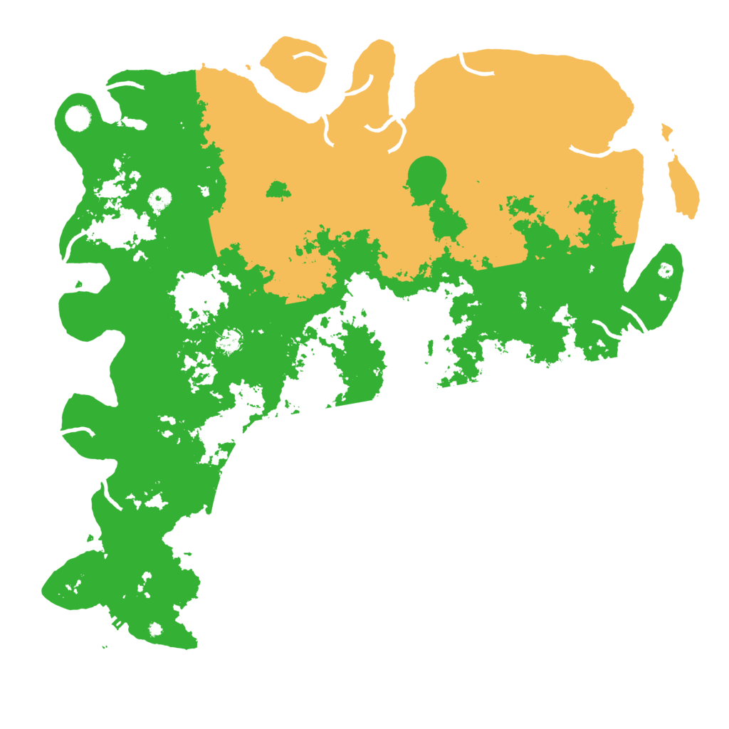 Biome Rust Map: Procedural Map, Size: 5000, Seed: 20190614