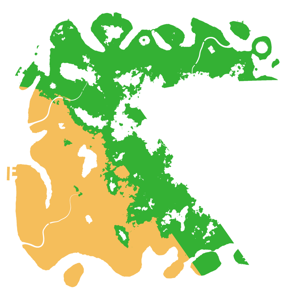 Biome Rust Map: Procedural Map, Size: 4500, Seed: 476044308