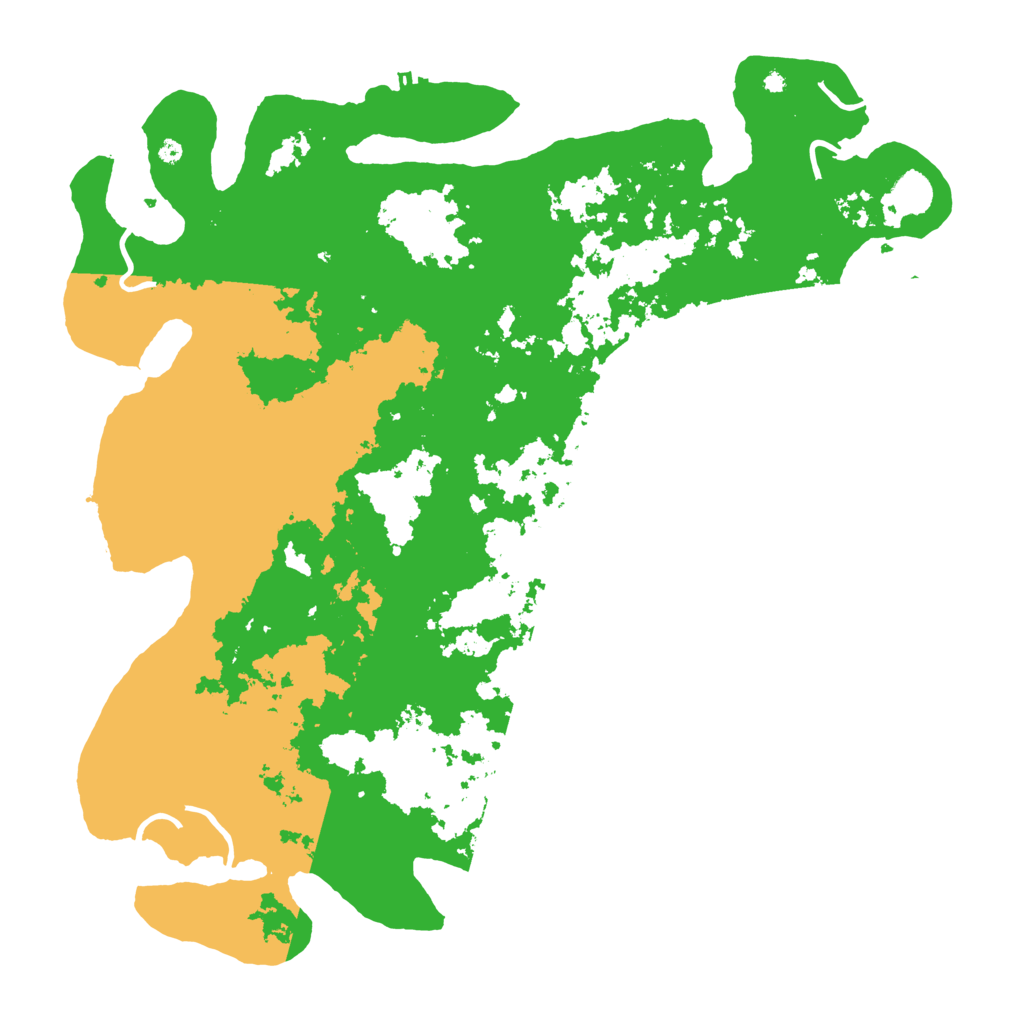 Biome Rust Map: Procedural Map, Size: 4500, Seed: 24160