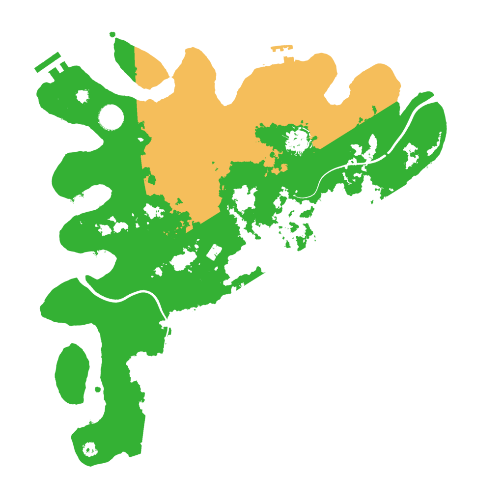 Biome Rust Map: Procedural Map, Size: 3500, Seed: 360642600