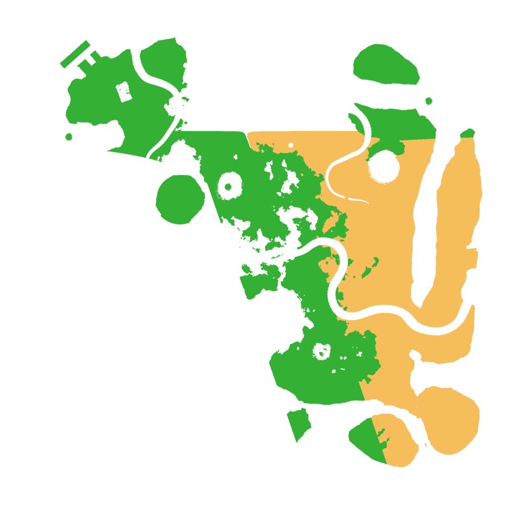 Biome Rust Map: Procedural Map, Size: 3000, Seed: 701